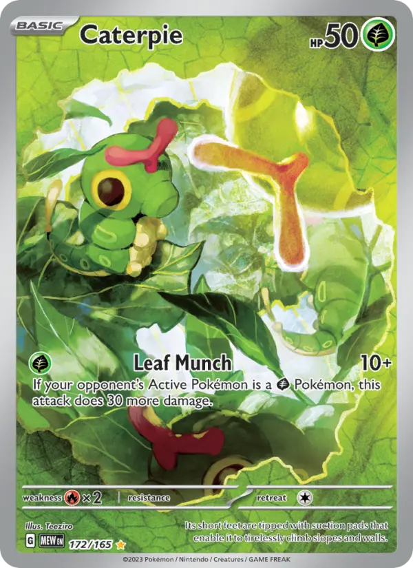 Caterpie 172 151 Pokesingles