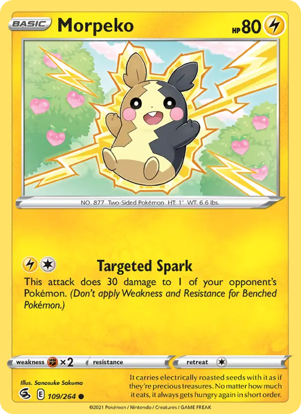 Morpeko 109 Fusion Strike Pokesingles