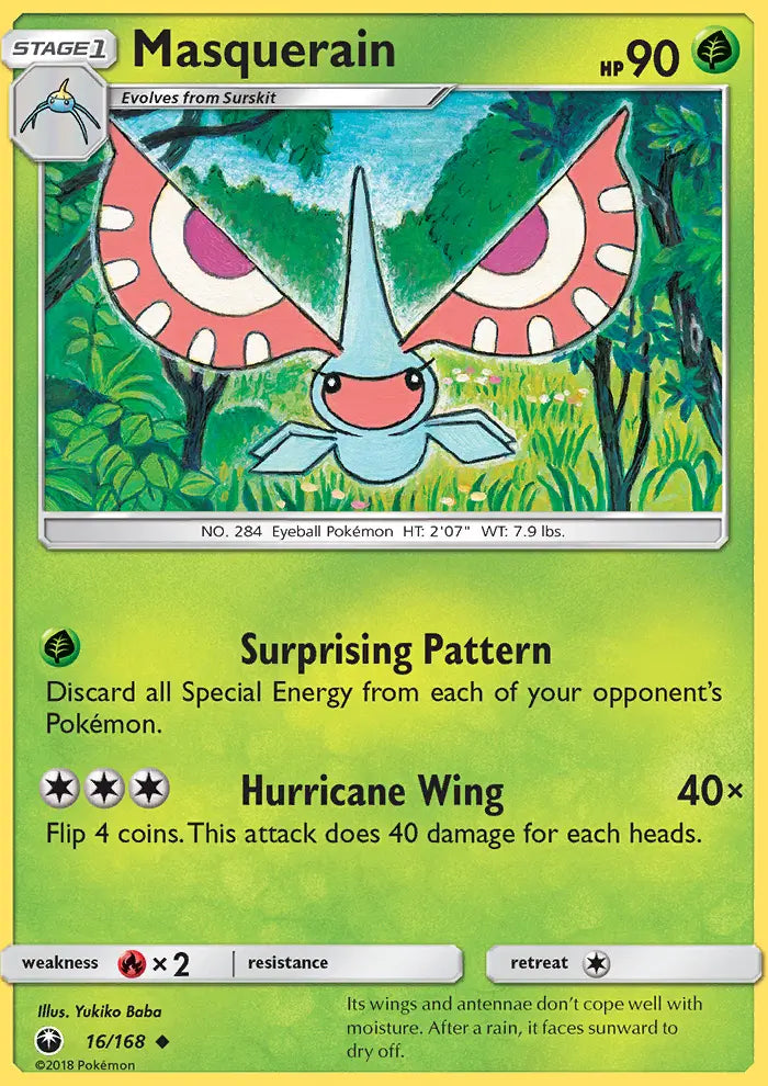 Masquerain 16 Celestial Storm Pokesingles