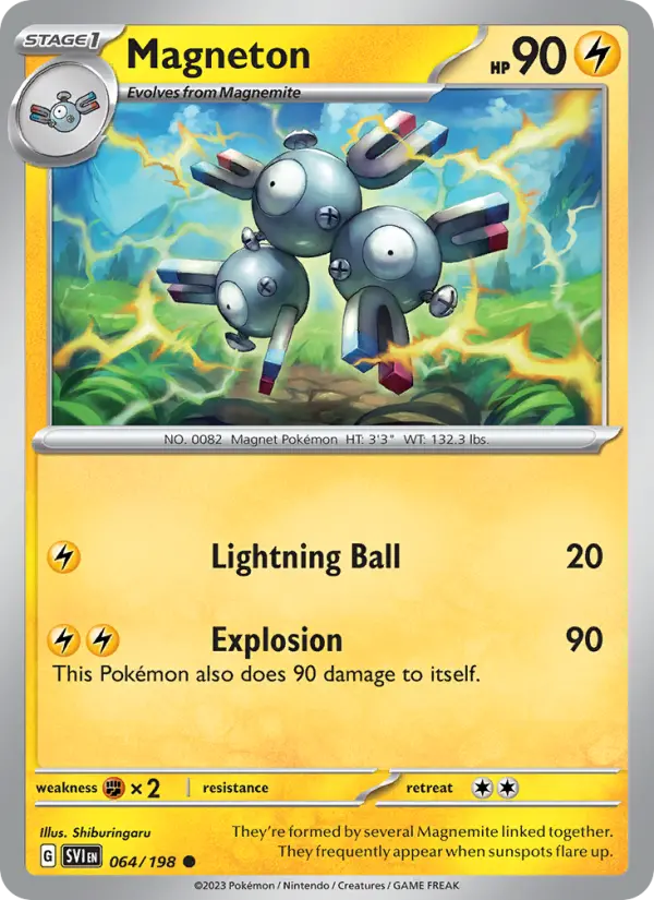 Magneton 64 Scarlet & Violet Pokesingles