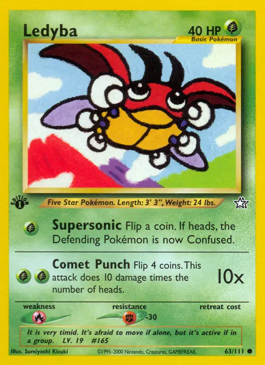 Ledyba 63 Neo Genesis Pokesingles