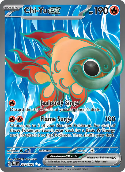 Chi-Yu ex 234 Paldea Evolved Pokesingles