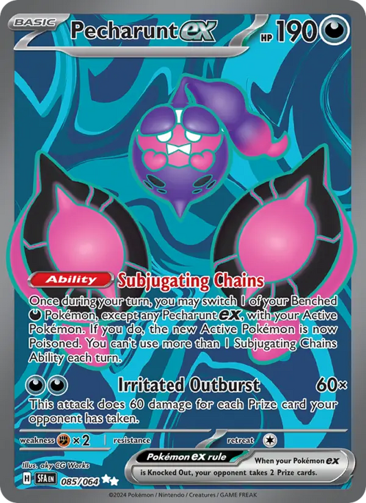 Pecharunt ex 85 Shrouded Fable Pokesingles