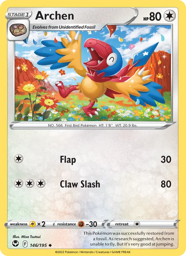 Archen 146 Silver Tempest Pokesingles