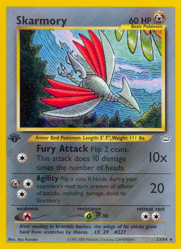 Skarmory 23 Neo Revelation Pokesingles