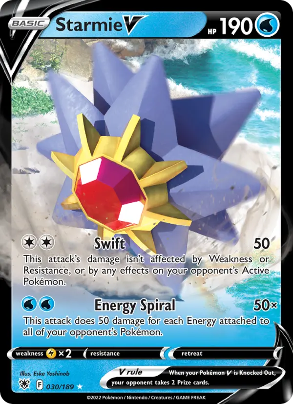 Starmie V 30 Astral Radiance Pokesingles