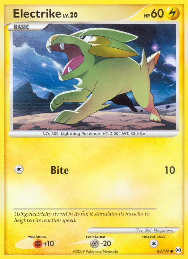 Electrike 63 Arceus Pokesingles