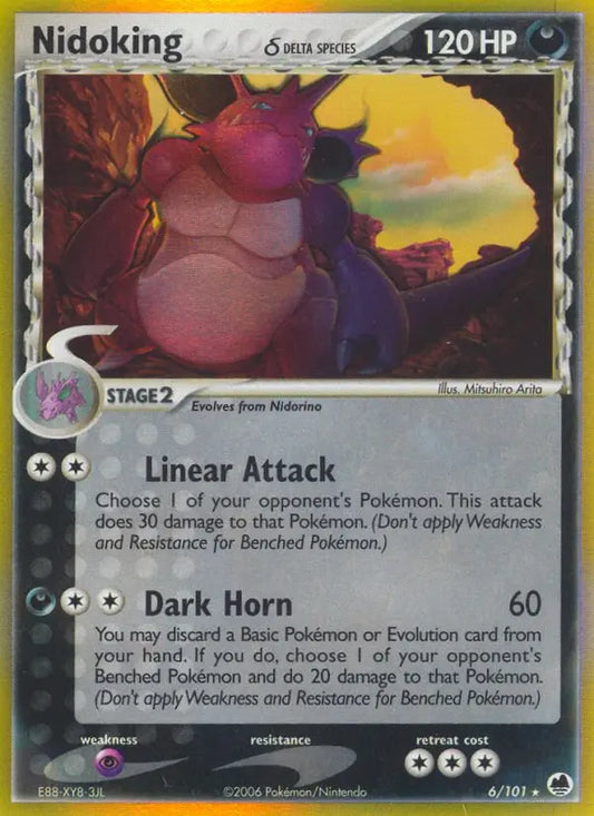 Nidoking δ 6 Dragon Frontiers Pokesingles