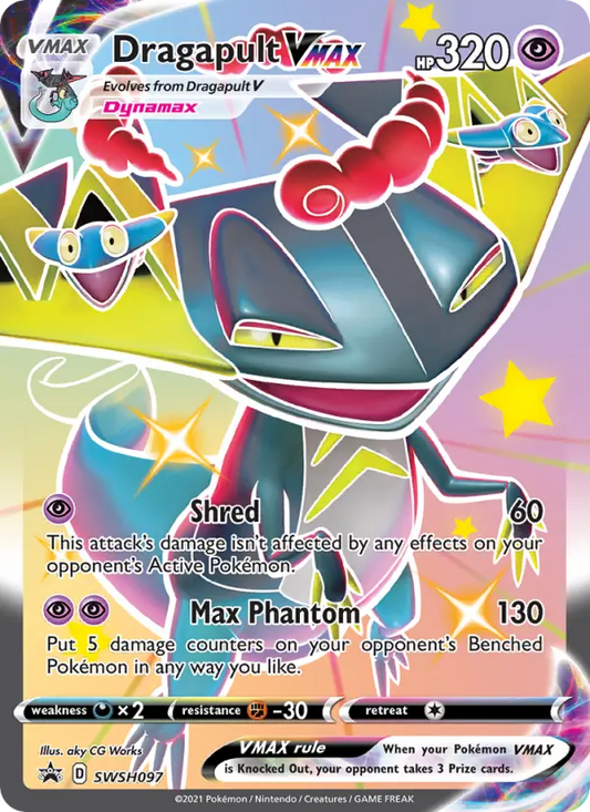 Dragapult VMAX SWSH097 SWSH Black Star Promos Pokesingles