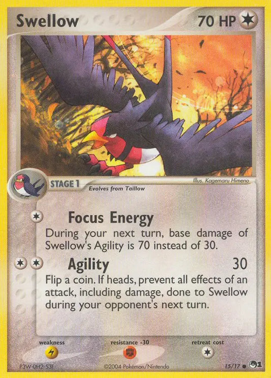 Swellow 15 POP Series 1 Pokesingles