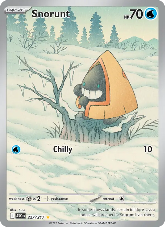 Snorunt 227 Ascended Heroes Pokesingles