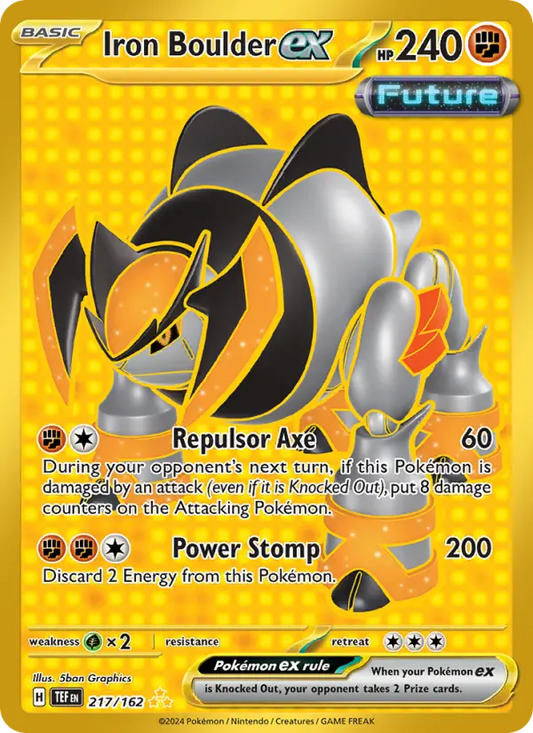 Iron Boulder ex 217 Temporal Forces Pokesingles