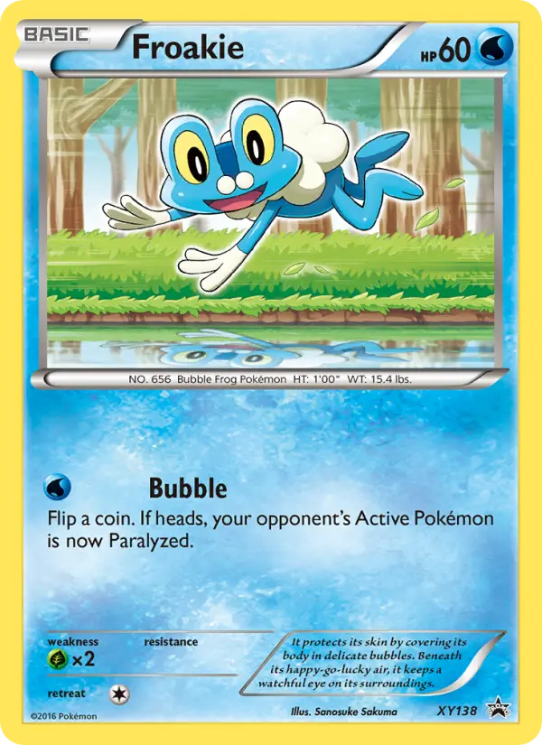 Froakie XY138 XY Black Star Promos Pokesingles