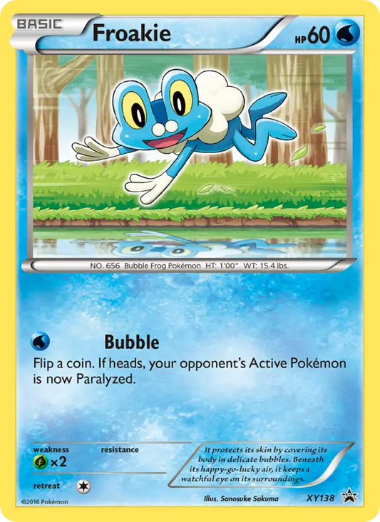 Froakie XY138 XY Black Star Promos Pokesingles