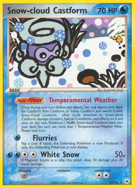 Snow-cloud Castform 25 Hidden Legends Pokesingles
