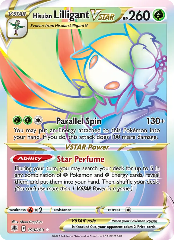 Hisuian Lilligant VSTAR 190 Astral Radiance Pokesingles
