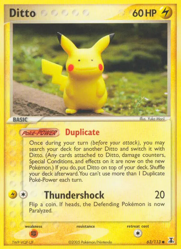 Ditto 63 Delta Species Pokesingles