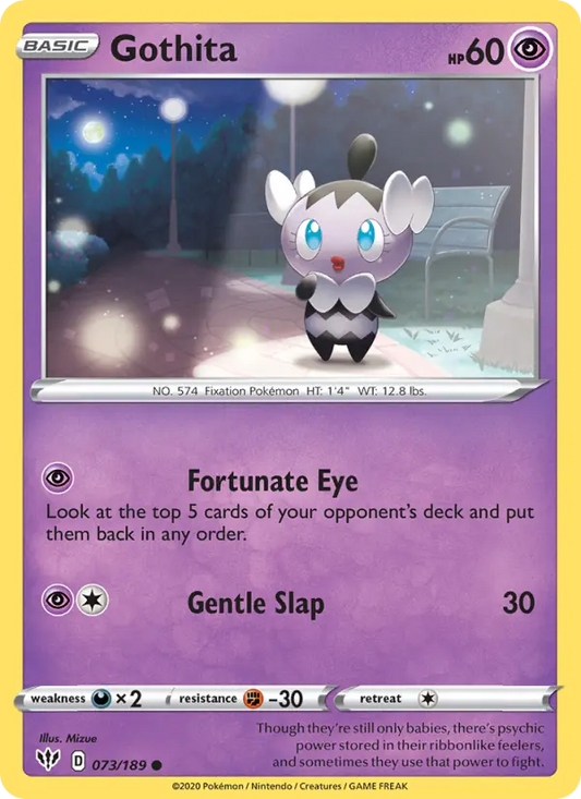 Gothita 73 Darkness Ablaze Pokesingles