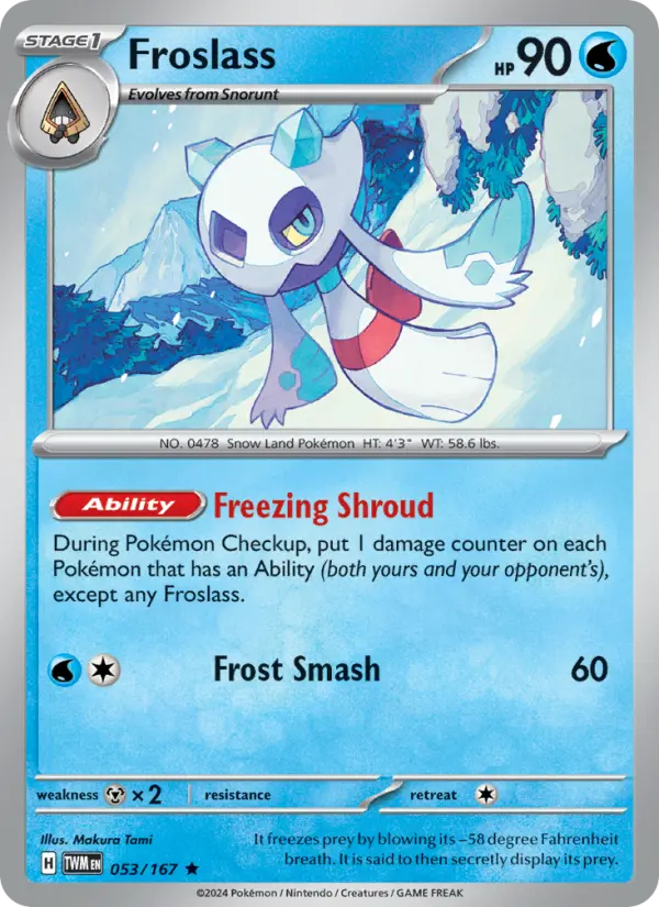 Froslass 53 Twilight Masquerade Pokesingles