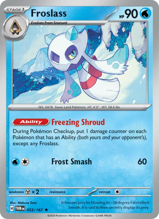 Froslass 53 Twilight Masquerade Pokesingles