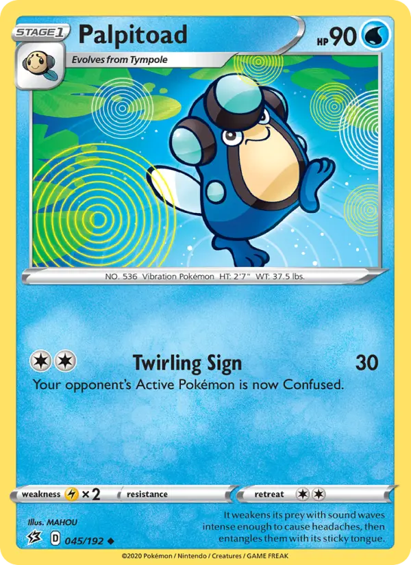 Palpitoad 45 Rebel Clash Pokesingles