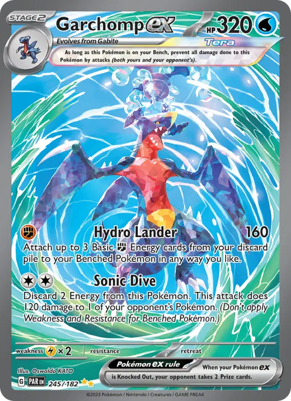 Garchomp ex 245 Paradox Rift Pokesingles