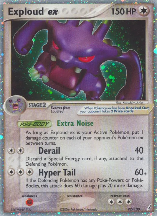 Exploud ex 92 Crystal Guardians Pokesingles