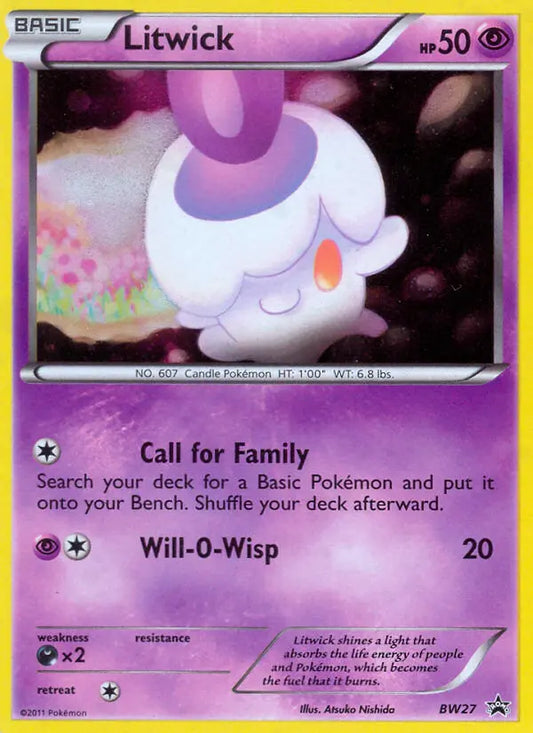 Litwick BW27 BW Black Star Promos Pokesingles