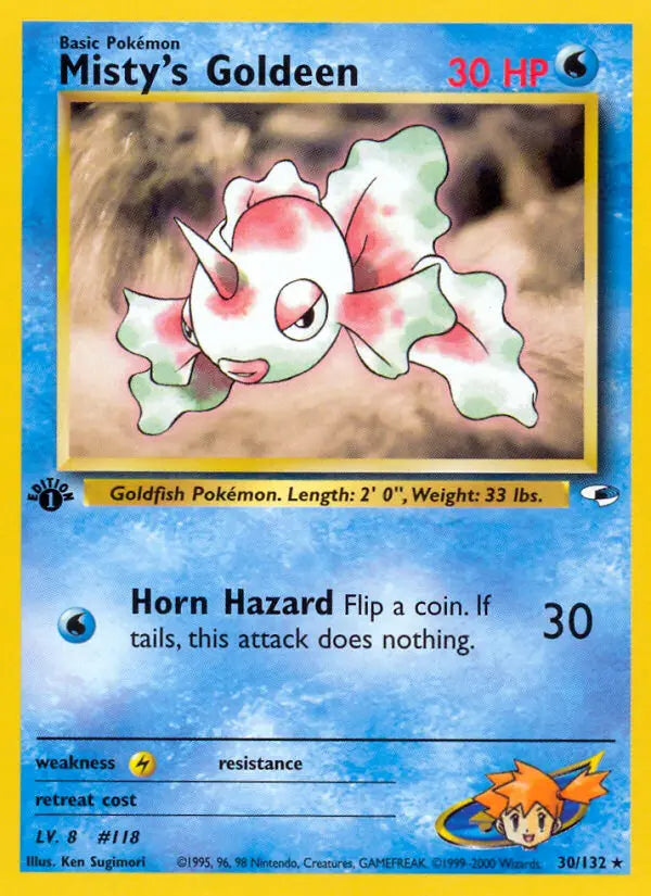 Misty's Goldeen 30 Gym Heroes Pokesingles