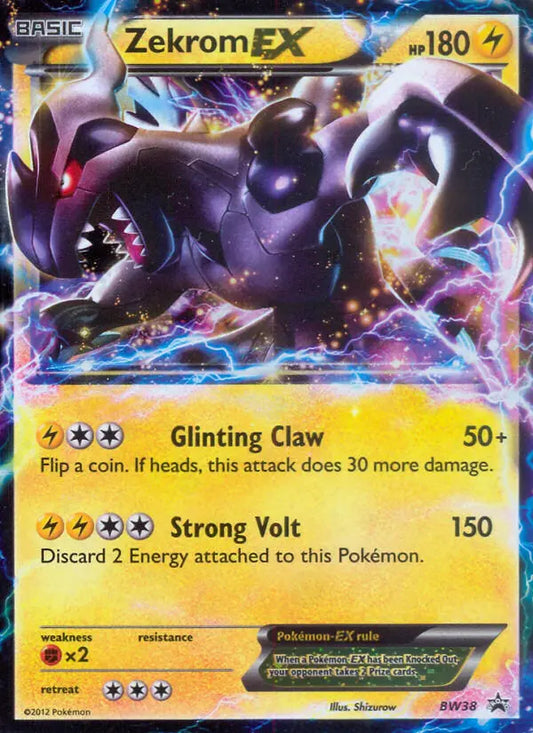 Zekrom-EX BW38 BW Black Star Promos Pokesingles