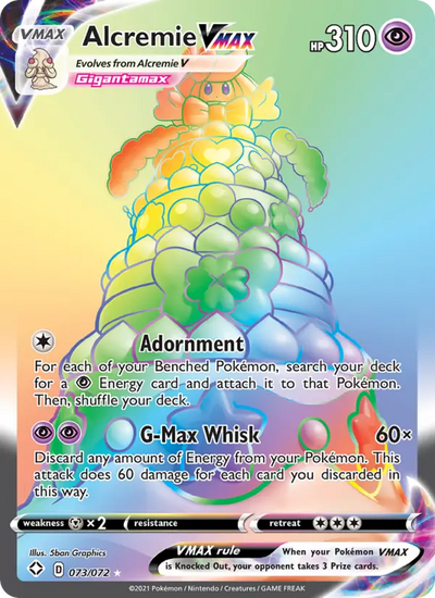 Alcremie VMAX 73 Shining Fates Pokesingles