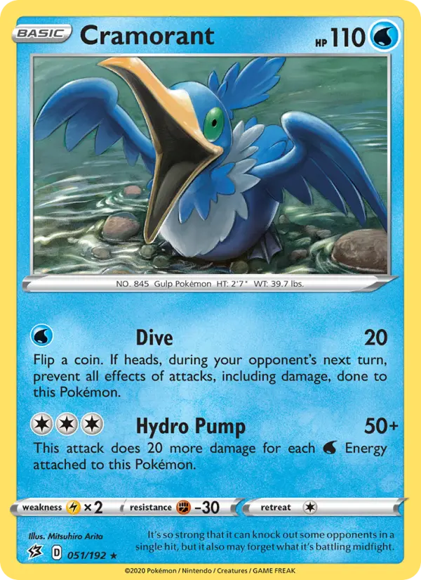 Cramorant 51 Rebel Clash Pokesingles