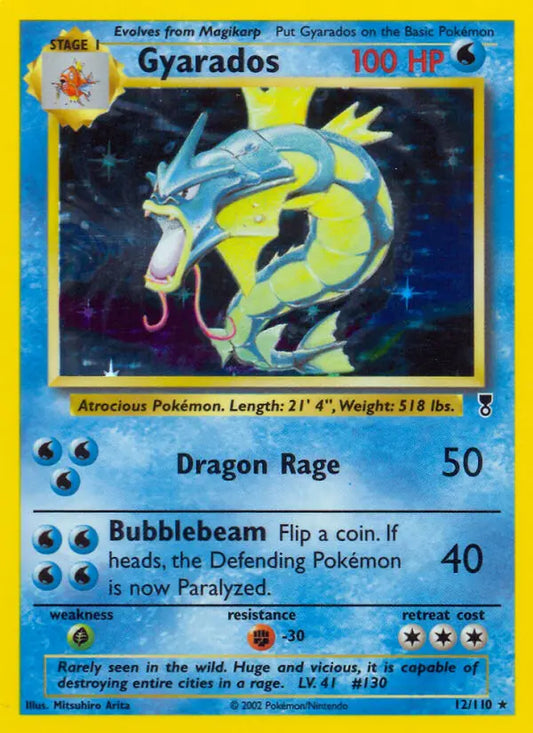 Gyarados 12 Legendary Collection Pokesingles