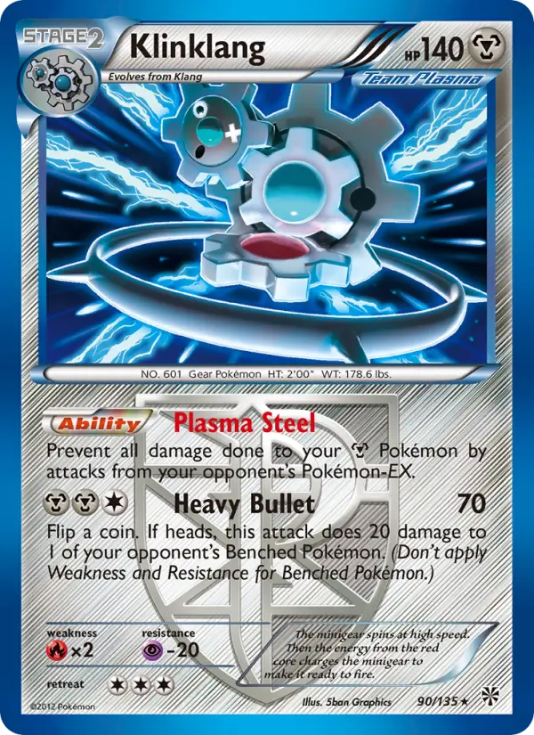 Klinklang 90 Plasma Storm Pokesingles