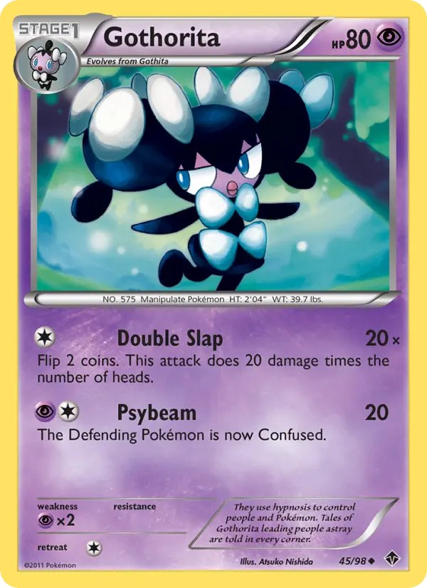 Gothorita 45 Emerging Powers Pokesingles