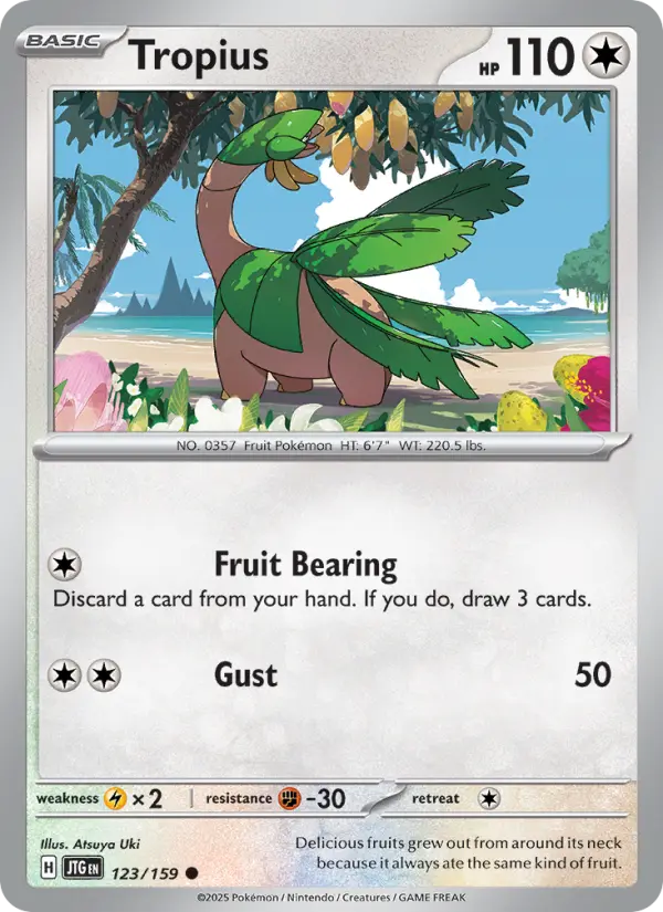 Tropius 123 Journey Together Pokesingles