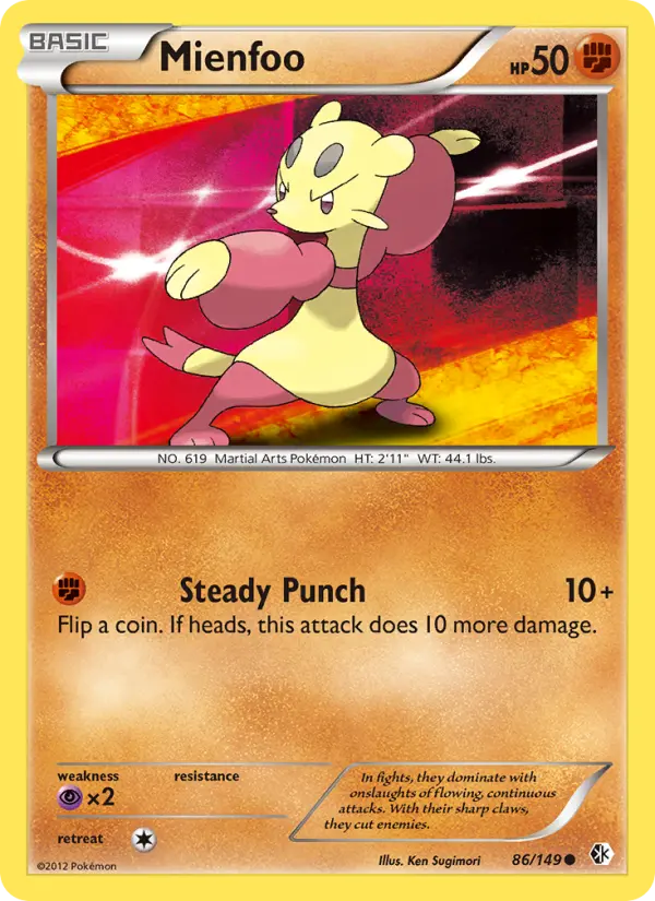 Mienfoo 86 Boundaries Crossed Pokesingles