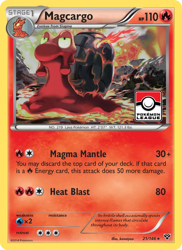 Magcargo 21 XY Pokesingles