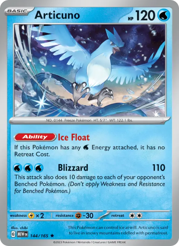 Articuno 144 151 Pokesingles