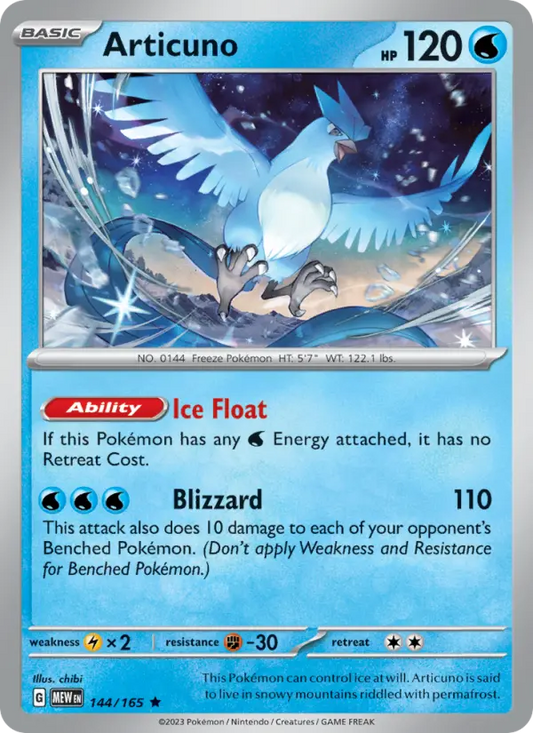 Articuno 144 151 Pokesingles