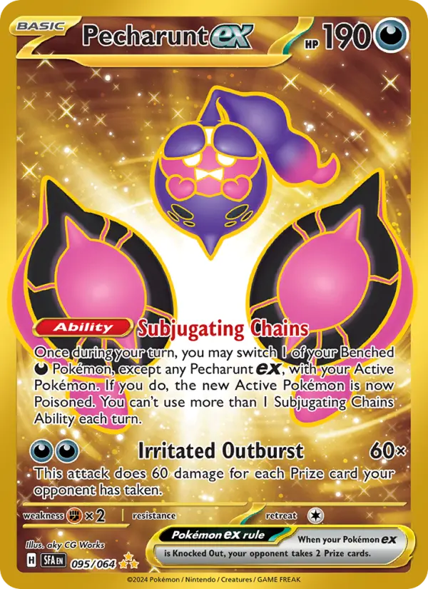 Pecharunt ex 95 Shrouded Fable Pokesingles