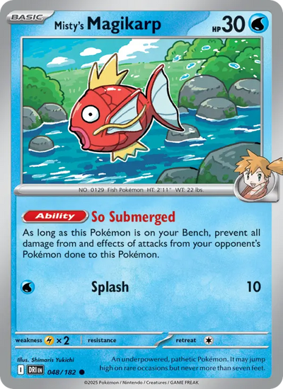 Misty's Magikarp 48 Destined Rivals Pokesingles