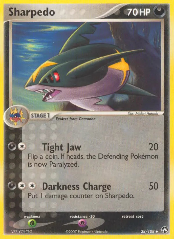 Sharpedo 38 Power Keepers Pokesingles