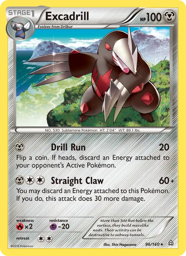 Excadrill 96 Primal Clash Pokesingles