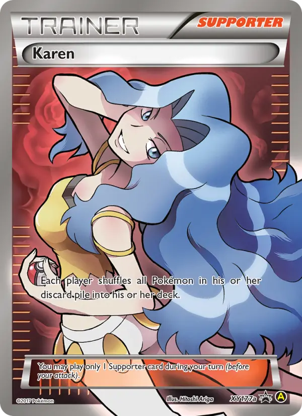 Karen XY177a XY Black Star Promos Pokesingles
