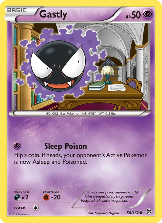 Gastly 58 BREAKthrough Pokesingles
