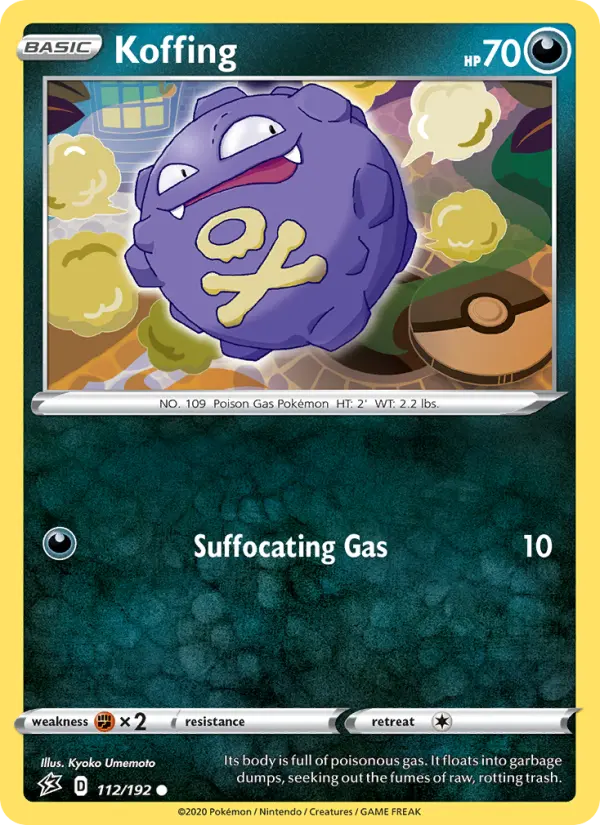 Koffing 112 Rebel Clash Pokesingles