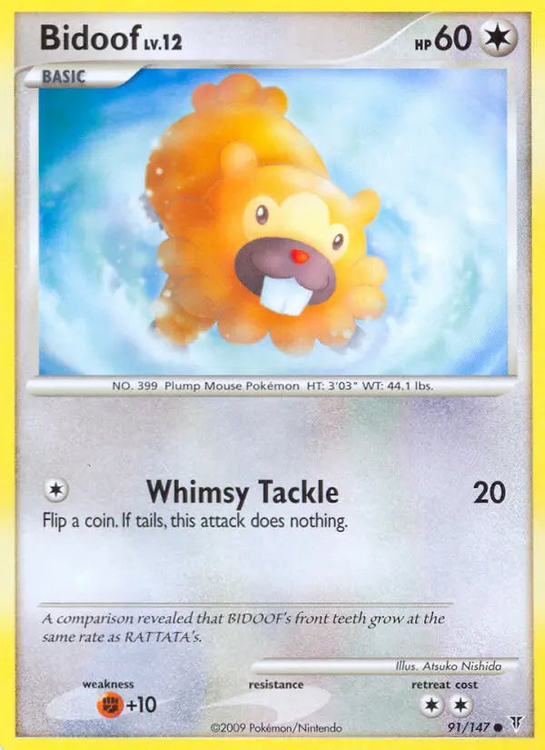 Bidoof 91 Supreme Victors Pokesingles