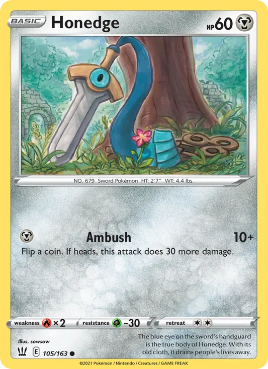 Honedge 105 Battle Styles Pokesingles