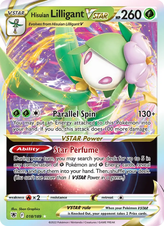 Hisuian Lilligant VSTAR 18 Astral Radiance Pokesingles